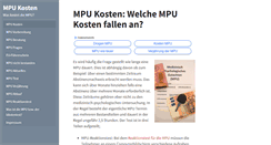 Desktop Screenshot of mpu-kosten.org
